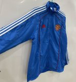 25/26  Manchester United Blue Windbreaker