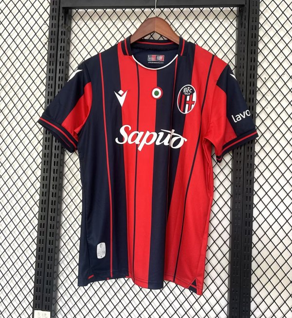 25/26 Bologna Home  Fans 1:1 Quality Soccer Jersey