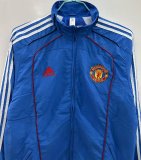 25/26  Manchester United Blue Windbreaker
