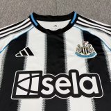 25/26 Newcastle Home  Long Sleeve Fans 1:1 Quality Soccer Jersey
