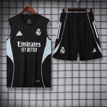 25/26 Real Madrid Black  1:1 Quality Training Vest（A-Set）