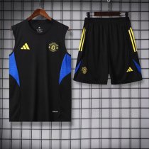 25/26 Manchester United  Black 1:1 Quality Training  Vest（A-Set）