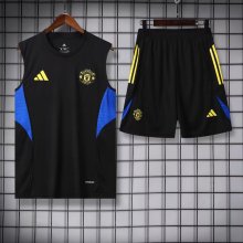 25/26 Manchester United  Black 1:1 Quality Training  Vest（A-Set）