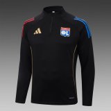 25/26  Lyonnais Black  1:1 Quality Training Jersey