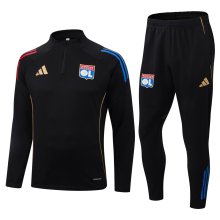 25/26  Lyonnais Black  1:1 Quality Training Jersey