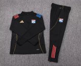 25/26  Lyonnais Black  1:1 Quality Training Jersey