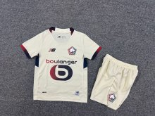 25/26 Lille Away Kids Kits 1:1 Quality Soccer Jersey