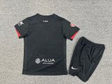 25/26  Mallorca Third Kids Kits 1:1 Soccer Jersey