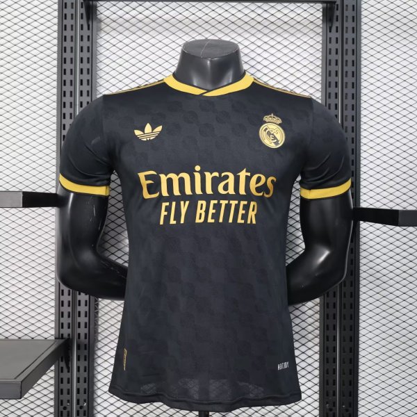 25/26  Real Madrid Special Edition Black Player 1:1 Quality Soccer Jersey