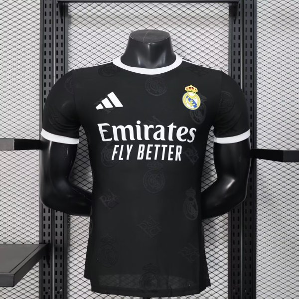 25/26  Real Madrid Special Edition Black Player 1:1 Quality Soccer Jersey