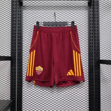 25/26 AS Roma Home Player 1:1 Quality Shorts