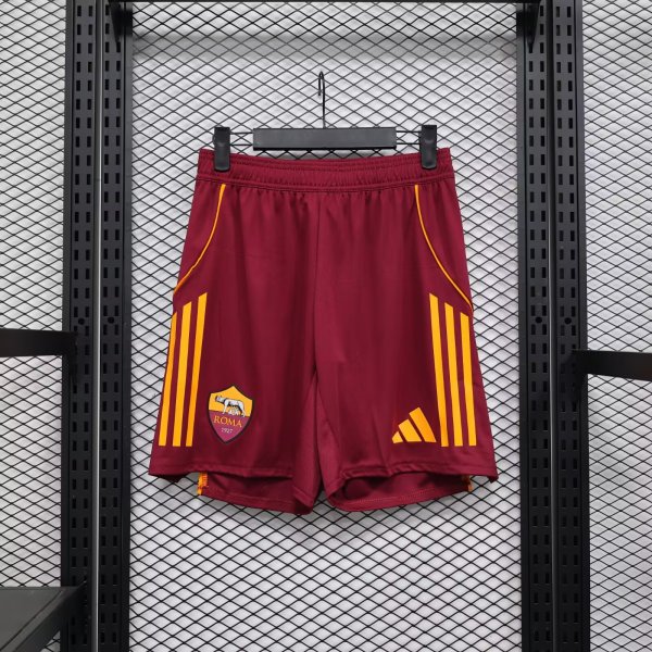 25/26 AS Roma Home Fans 1:1 Quality Shorts