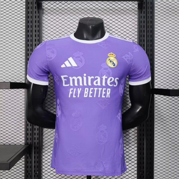25/26  Real Madrid Special Edition Purple Player 1:1 Quality Soccer Jersey