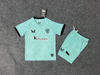 25/26 Athletic Bilbao Third Kids Kits 1:1 Quality  Soccer Jersey