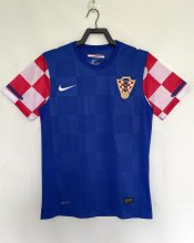 2010 Croatia Away Blue 1:1 Quality Retro Soccer Jersey