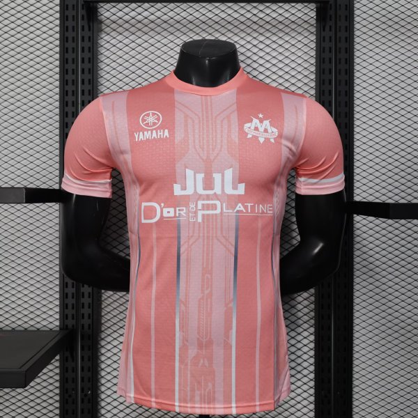 25/26 Marseille Special Edition Pink Player 1:1 Quality Soccer Jersey