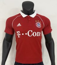 2006/2007 Bayern Munich Home Red Fans Retro 1:1 Quality Soccer Jersey