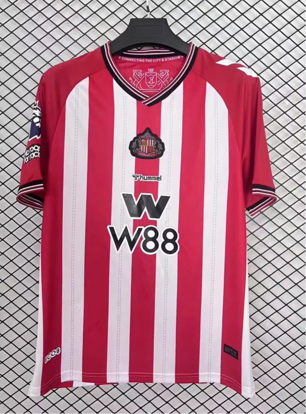 25/26 Sunderland Home Fans 1:1 Quality Soccer Jersey