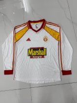 1999/2000 Galatasaray  Away Long Sleeves Fans Retro 1:1 Quality Soccer Jersey