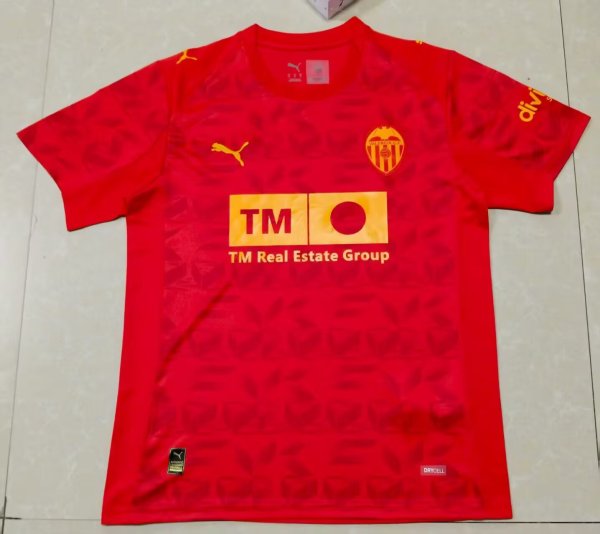 25/26  Valencia  Away Fans 1:1 Quality Soccer Jersey