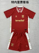 25/26 Tenerife Away Kids Kits 1:1 Quality  Soccer Jersey