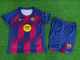 25/26 Barcelona Home Kids Kits Player 1:1 Quality Soccer Jersey（球员版）