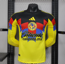 25/26 Club American Home Player Long sleeves 1:1 Quality Soccer Jersey