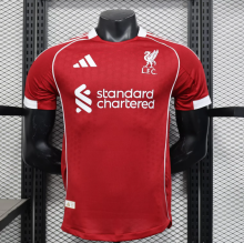 25/26 Liverpool  Home Red Player 1:1 Quality Soccer Jersey