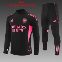 25/26  Arsenal Black Kids  1:1 Quality Training Jersey