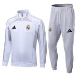 25/26 Real Madrid  White Jacket Tracksuit 1:1 Quality