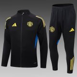 25/26  Manchester United  Black Jacket Tracksuit 1:1 Quality
