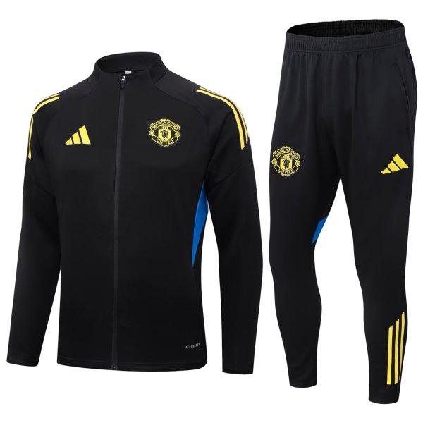 25/26  Manchester United  Black Jacket Tracksuit 1:1 Quality