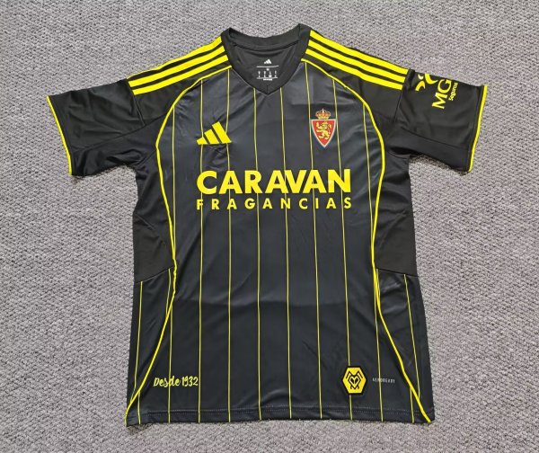 25/26  Real Zaragoza  Away  Fans 1:1 Quality Soccer Jersey