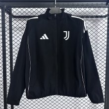 25/26 Juventus Black Windbreaker