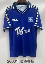 2000 Hamburger SV Away Fans Retro 1:1 Quality Soccer Jersey