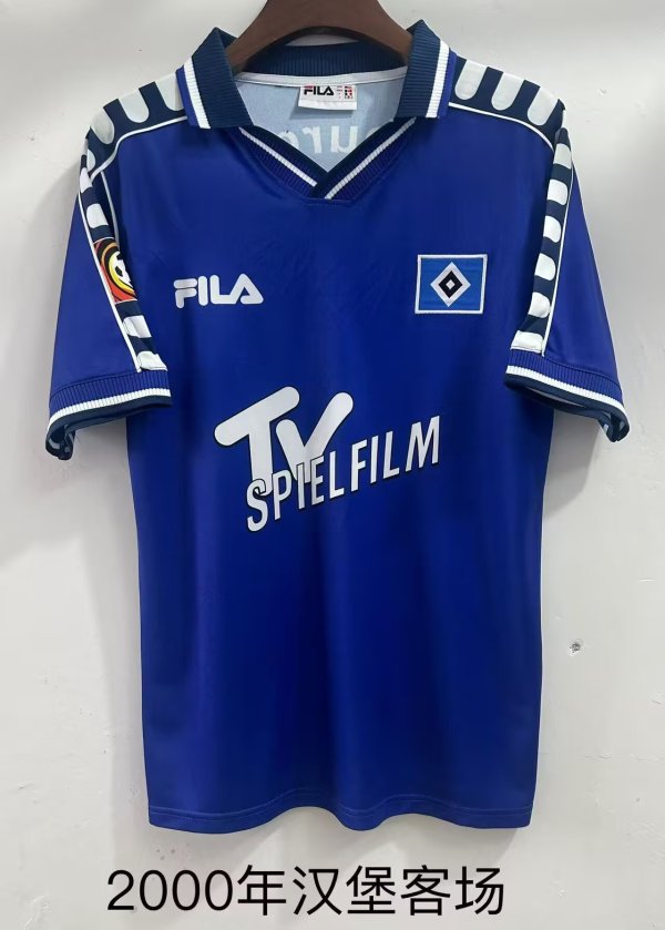 2000 Hamburger SV Away Fans Retro 1:1 Quality Soccer Jersey