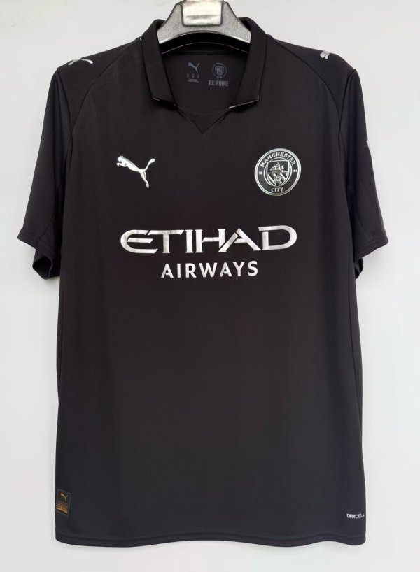 25/26 Manchester City Away Black Fans 1:1 Quality Soccer Jersey
