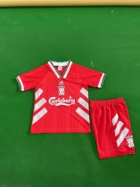 1993/1995 Liverpool Home Kids Retro 1:1  Quality Soccer Jersey