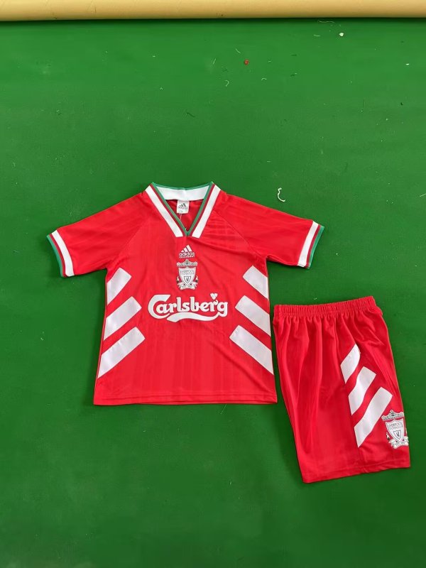 1993/1995 Liverpool Home Kids Retro 1:1  Quality Soccer Jersey