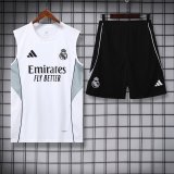 25/26  Real Madrid White 1:1 Quality Training Vest（A-Set）