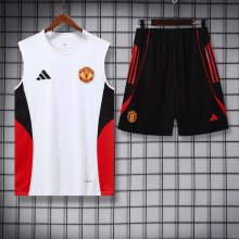 25/26 Manchester United  White 1:1 Quality Training  Vest（A-Set）