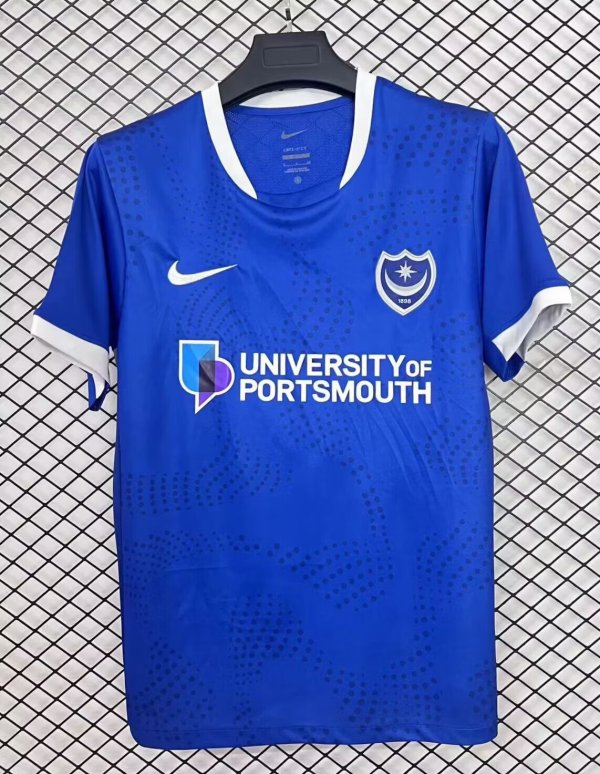 25/26 Portsmouth Home Fans 1:1 Quality Soccer Jersey