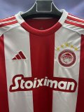 25/26 Olympiacos Home  Fans 1:1 Quality Soccer Jersey（奥林匹亚科斯）