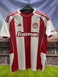 25/26 Olympiacos Home  Fans 1:1 Quality Soccer Jersey（奥林匹亚科斯）