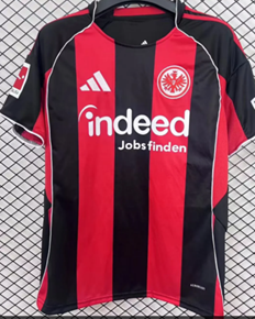 25/26 Frankfurt Home Fans 1:1 Quality Soccer Jersey