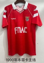 1990 SL Benfica  Home Fans Retro  1:1 Quality Soccer Jersey