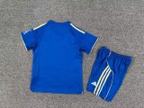 25/26 Leicester City  Home Kids Kits 1:1 Quality Soccer Jersey