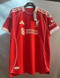 25/26 Liverpool  Home Red Player 1:1 Quality Soccer Jersey