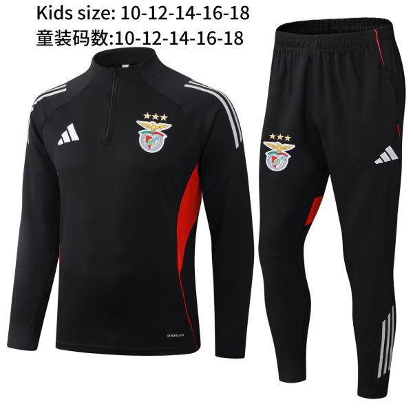 25/26 Benfica Black Kids 1:1 Quality Training Jersey