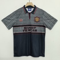 1995/1996 Manchester United Away Fans Retro  1:1 Quality  Soccer Jersey